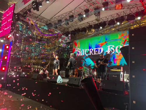 寧波海曙撒花音樂節再度來襲，燈光租賃設備助力成功案例1