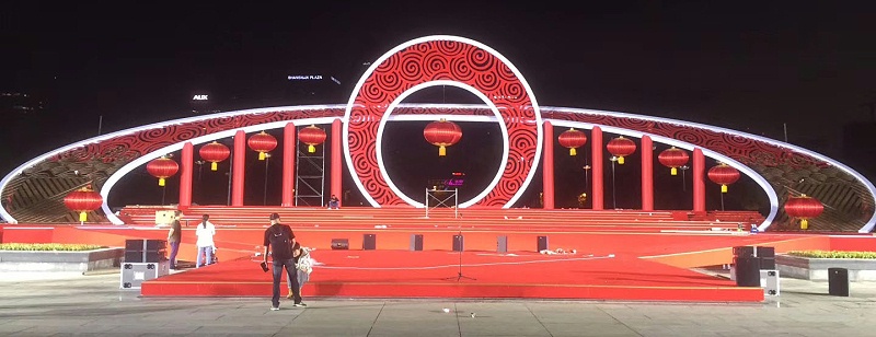 唱響新時代走進寧波雷亞架舞臺租賃案例