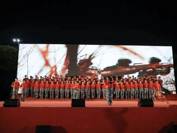 工程學(xué)院2021級(jí)新生紅歌大賽寧波舞臺(tái)租賃成功案例